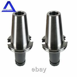 2Pcs CAT50-ER32 COLLET CHUCK 6 Gage Length Tool Holder Set For CNC Milling