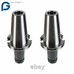 2Pcs NEW CAT50-ER32 COLLET CHUCK 6 Gage Length Tool Holder Set