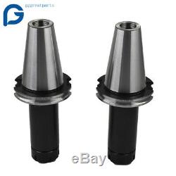 2Pcs NEW CAT50-ER32 COLLET CHUCK 6 gage length Tool Holder Set