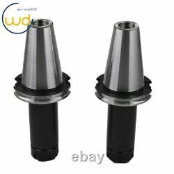 2Pcs NEW CAT50-ER32 COLLET CHUCK 6 gage length Tool Holder Set