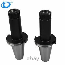 2Pcs NEW CAT50-ER32 COLLET CHUCK 6 gage length Tool Holder Set