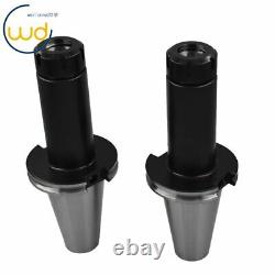 2Pcs NEW CAT50-ER32 COLLET CHUCK 6 gage length Tool Holder Set