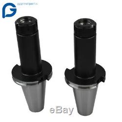 2Pcs NEW CAT50-ER32 COLLET CHUCK 6 gage length Tool Holder Set