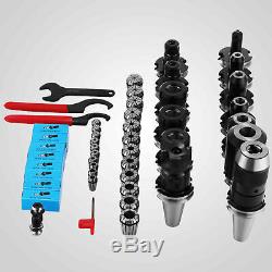 35Pcs CAT40 ER32 ER16 Tooling Kit Fadal Hass CNC Milling Chuck Collet Holder Set