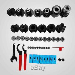 35Pcs CAT40 ER32 ER16 Tooling Kit Fadal Hass CNC Milling Chuck Collet Holder Set