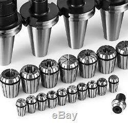 35 Pcs CAT40 CNC Tooling Package Cutter Face Mill Collets Set ER32 16 Industrial