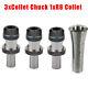 3 Pcs 3/4 Er20 1.38 Collet Chuck&1pc R8 Collet 3/4 With Flat Like/tts/system Set