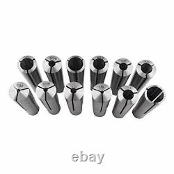 3mt Morse Taper Collet 12 Pcs Set 1/8 3/4 With 3/16 1/4 3/8 1/2 5/8 Chuck For