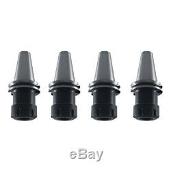 4PCS CAT40 ER32 3 SET Collet Chuck Tool Holder CNC Balanced G2.5 25000RPM US