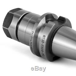 4Pcs BT30-ER20 COLLET CHUCK W. 2.76/70mm GAGE LENGTH Tool Holder Set Fast Cover
