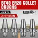 4pcs Bt40 Er20 Collet Chuck W. 2.75 Gage Length Tool Holder Set Top Cover Sell
