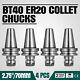 4pcs Bt40 Er20 Collet Chuck W. 2.75 Gage Length Tool Holder Set Top High Milling
