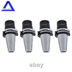4Pcs CAT40 ER25 Collet Chuck W. 2.76 Gage Length Chucks Tool Holder Set New