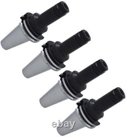 4Pcs CAT40 Tool Holder ER16 Collet Chuck Set Length 4/100Mm Chuck Tool Holder S