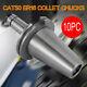 4 10pcs Cat50-er16-100 Collet Chucks Tool Holder Set 100 Mm Gage Length Chucks