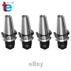 4 pcs BT30-ER20 Collet Chuck W. 70mm Gage Length Chucks-Tool Holder Set NEW