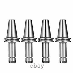 4pcs Cat40 Tool Holder Er16 Collet Chuck Set Length 100mm Chuck Tool Holder Set