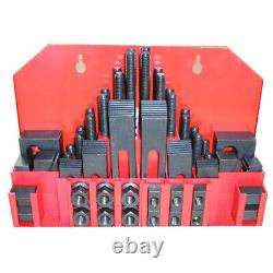 58 PCS/set of Fixtures Clamping Bolt T Nut Hold Down Kit CNC Machine Clamp Tool