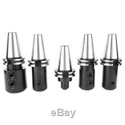 5Pcs 1x4inch Collet Chuck Cat40 End Mill Holders Holder Set Hardened Ground Tool