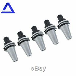 5Pcs ER Collet Chuck CAT40 -ER16-Length 2.76 Thread 5/8-11 Tool Holder Set