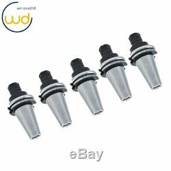 5Pcs ER Collet Chuck CAT40 -ER16-Length 2.76 Thread 5/8-11 Tool Holder Set