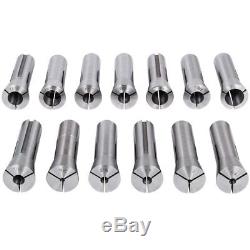 65 PCS R8 Collet Set Fractional 1/8 to 7/8 High Precision Lathe BE