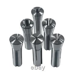 6PCS R8 Round Collets SET Precision 1/8-3/4 High Accuracy of. 0006 TIR Kit