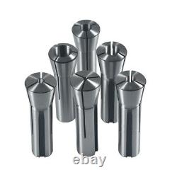 6PCS R8 Round Collets SET Precision 1/8-3/4 High Accuracy of. 0006 TIR Kit