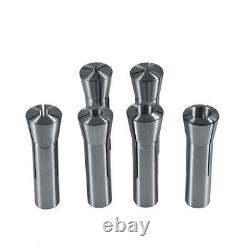 6PCS R8 Round Collets SET Precision 1/8-3/4 High Accuracy of. 0006 TIR Kit