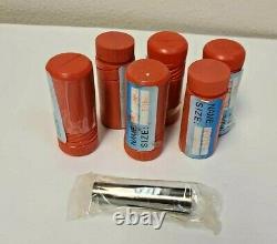 6 Pcs AB MT2 Collet Set Mill MS2 3/8-16 5/16 1/2 7/16 1/4 3/8