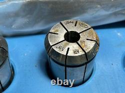 7 PCS R-8 COLLET CHUCK SET 1/8 -1, With SYIC-83800 MILLING R8XEOC25, 7/16 NF20