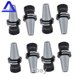 8PCS 2.76 CAT40-ER32 COLLET CHUCK-8 CHUCKS Balanced G2.5/25000RPM Set