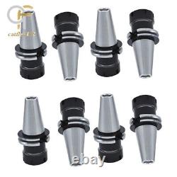 8PCS 2.76 CAT40-ER32 COLLET CHUCK-8 CHUCKS Balanced G2.5/25000RPM Set