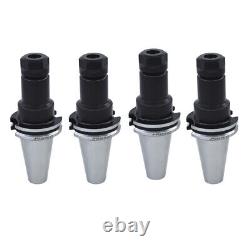 8PCS Collet Chucks W. 4 Long Gage Length 4 Chucks Tool Holder Set CAT40-ER20