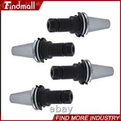 8PCS Collet Chucks W. 4 Long Gage Length 4 Chucks Tool Holder Set CAT40-ER20