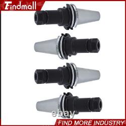 8PCS Collet Chucks W. 4 Long Gage Length 4 Chucks Tool Holder Set CAT40-ER20