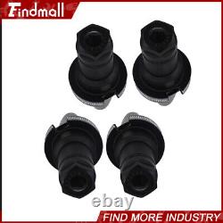 8PCS Collet Chucks W. 4 Long Gage Length 4 Chucks Tool Holder Set CAT40-ER20