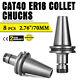 8pcs 2.76 Cat40-er16 Collet Chucks Tool Holder Set Cnc Tested Can Great Use