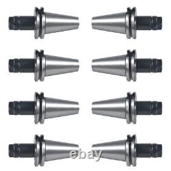 8pcs CAT40-ER16A Collet Chuck 3 75mm Length Tool Holder Set