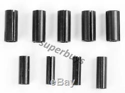 9pcs Collet Adaptor Set 8mm to 12mm Shank Reducer Reducing Bit CNC Router Tool