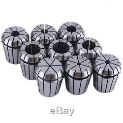 9pcs ER32 Spring Collet Set for CNC Workholding Engraving Machine and Milli A2D1