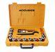 Accusizetools 12 Pcs/set Er32 Collet + R8 Bridgeport Shank + Wrench In Fitted