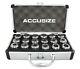 Accusizetools 18 Pcs Er32 Collet Set 3/32'' To 25/32'' In Fitted Strong Box, 0