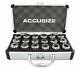 Accusizetools 18 Pcs Er32 Collet Set 3/32'' To 25/32'' In Fitted Strong Box, 0