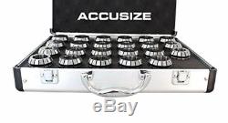 AccusizeTools ER-40 SET 23pcs/set 1/8-1 in Fitted Strong Box