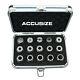 Accusizetools Metric Er Collet 2mm To 16mm By 1mm Er-25 Collet 15 Pcs/set In F