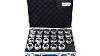 Accusize Industrial Tools 23 Pc Er40 Collet Set Size From 1 8 To 1 In Fitted Strong Box 0223