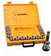Accusize R8 Shank + 15 Pcs Er40 Collet Set + Wrench In Fitted Strong Box, Ne