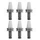 Bt40-er16-4 Collet Chuck Tool Holder 100mm Length Fit Cnc Milling 6pcs Set