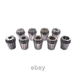 BT40 ER32 100 Collet Chuck Tool Holder 9PCS Set ER32 Precision Spring Collet